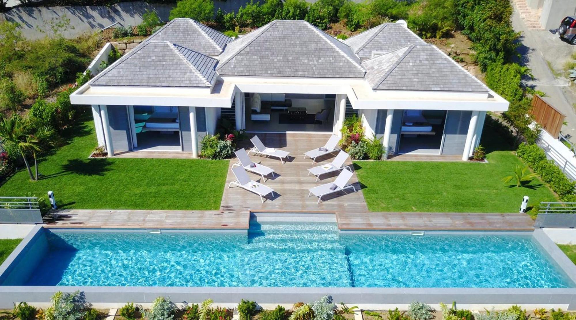 Charming Villa With Outstanding View Marigot Eksteriør billede