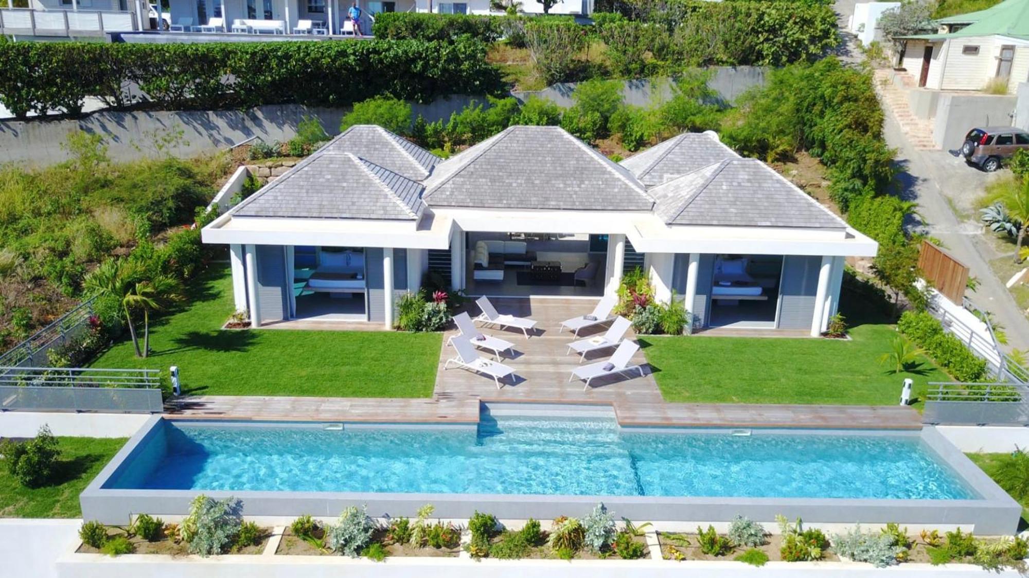 Charming Villa With Outstanding View Marigot Eksteriør billede