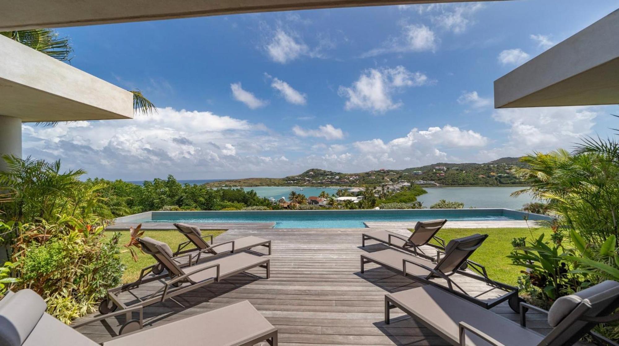 Charming Villa With Outstanding View Marigot Eksteriør billede