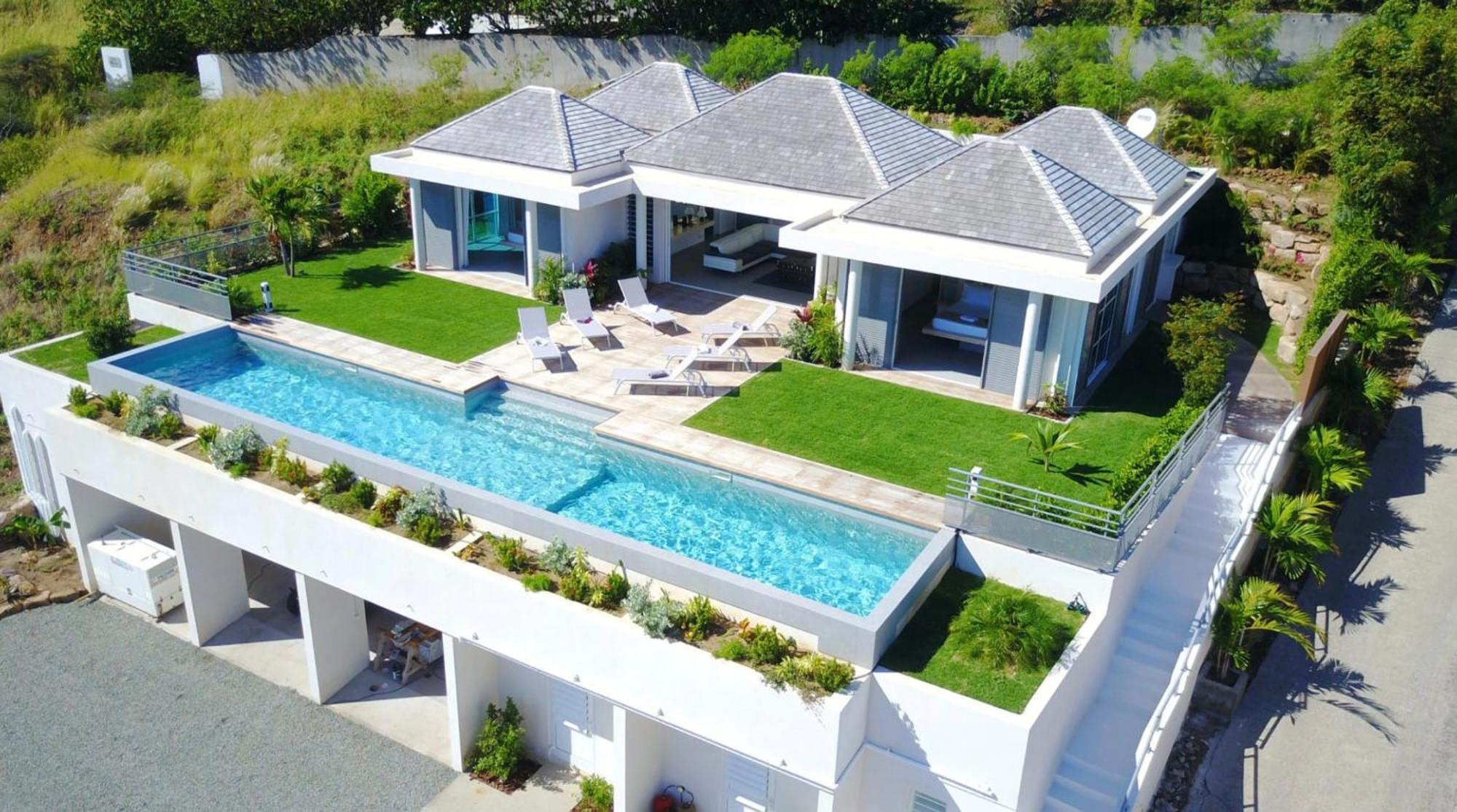 Charming Villa With Outstanding View Marigot Eksteriør billede