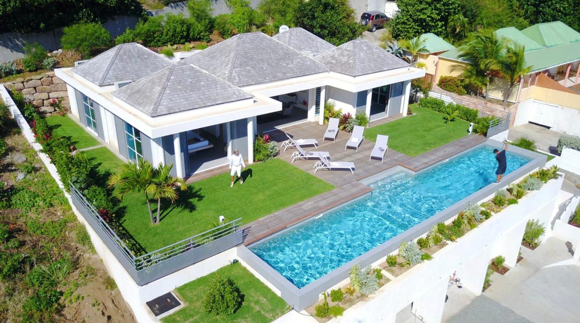 Charming Villa With Outstanding View Marigot Eksteriør billede